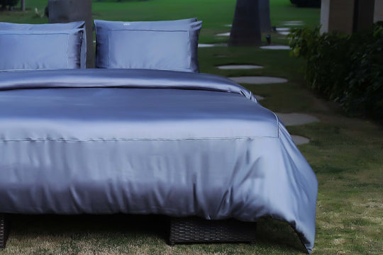 Grey Organikos Bamboo Duvet Cover Set
