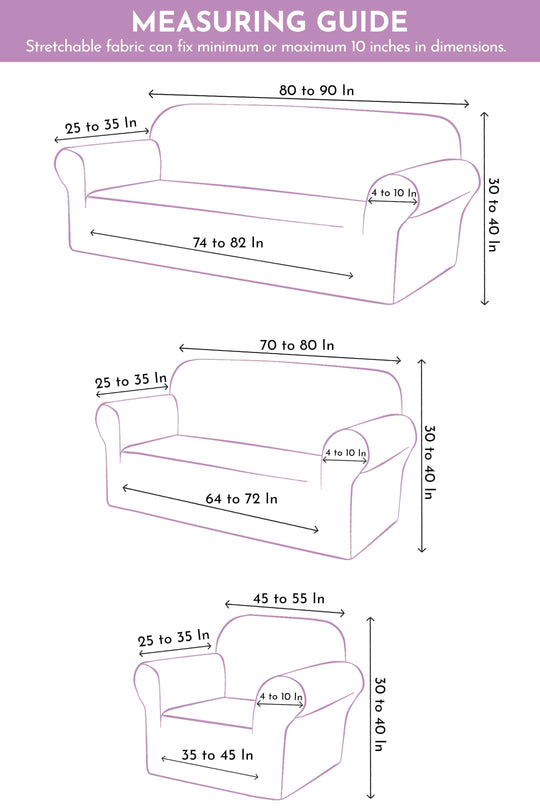 Luxury Terry Sofa Cover - Beige