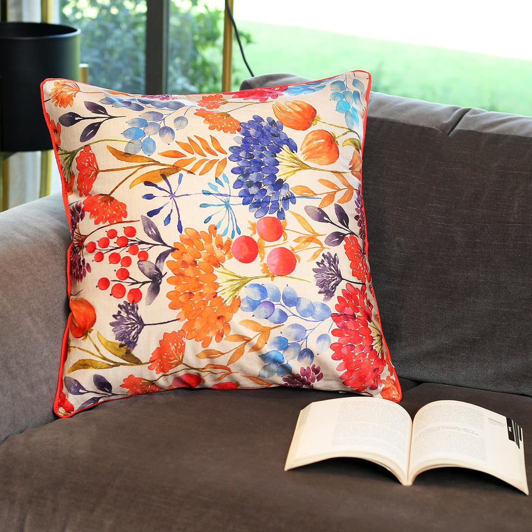 Pomegranate blossom Veloudo Designer Cushion