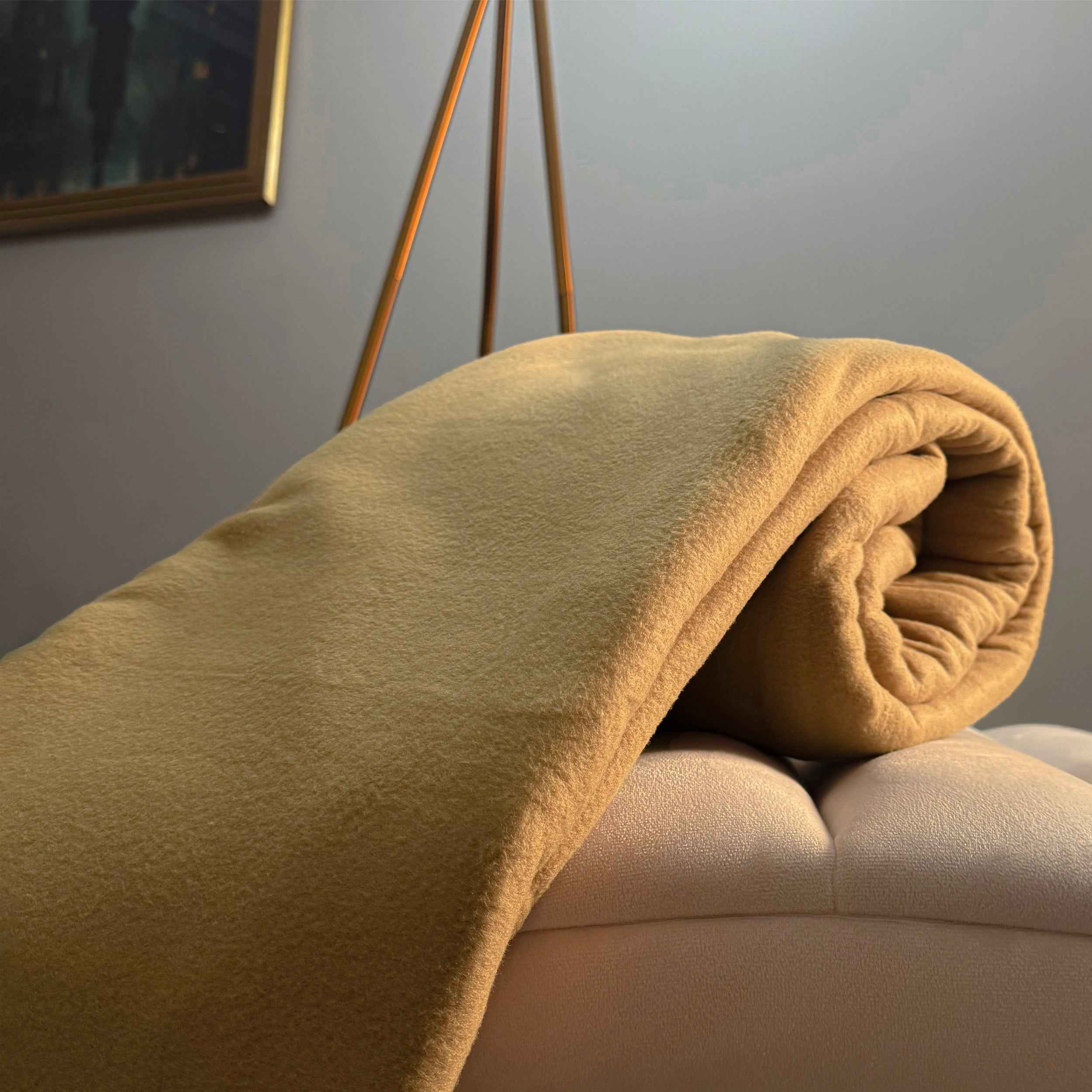Camel Fleece Blanket