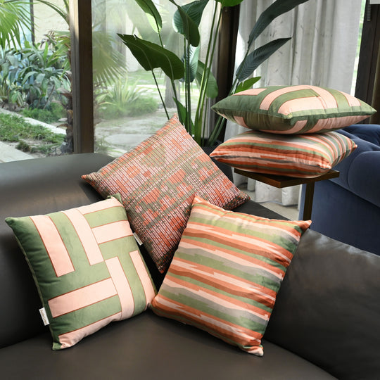 Olive Ember Cushion Set (Pack of 5)