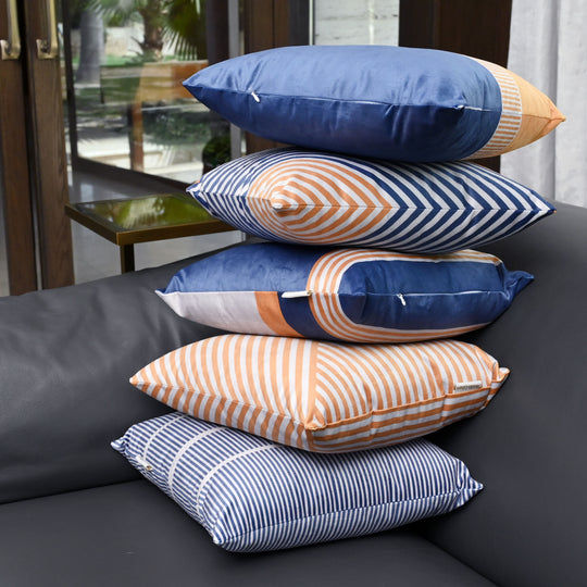 Breeze Stripes Cushion Set (Pack of 5)
