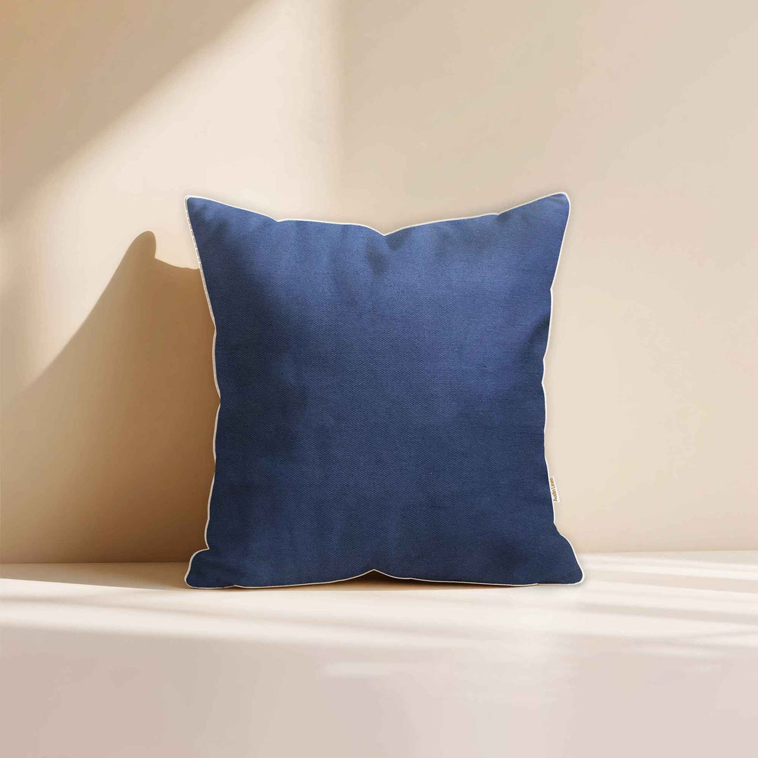 Blue Denim Filled Cushion