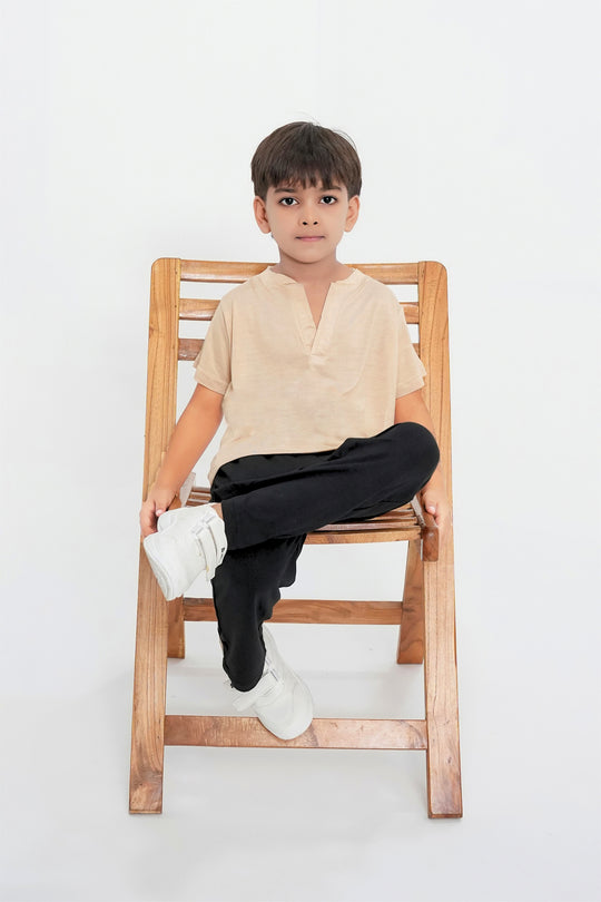 Boy Bamboo V-Neck Tee