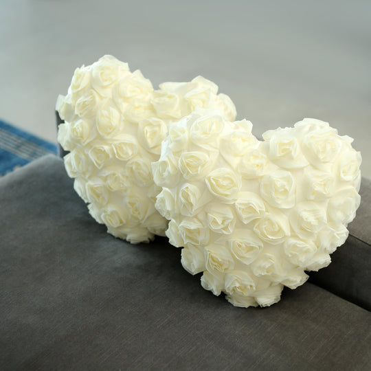Heart Shaped Filled Cushion