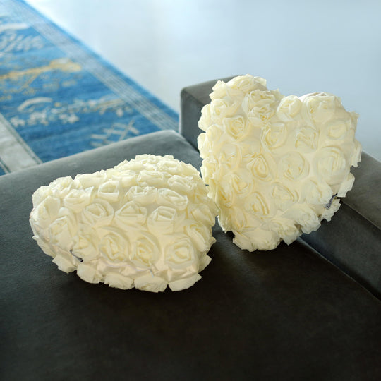 Heart Shaped Filled Cushion