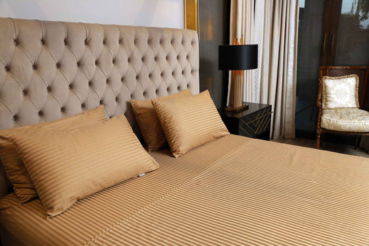 Cyprus Luxury Satin Stripe - Austin Linen