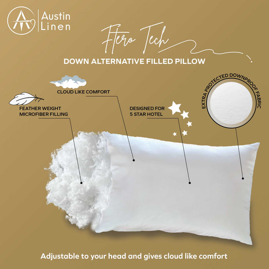 Ftero Tech Down Alternative Filled Pillow