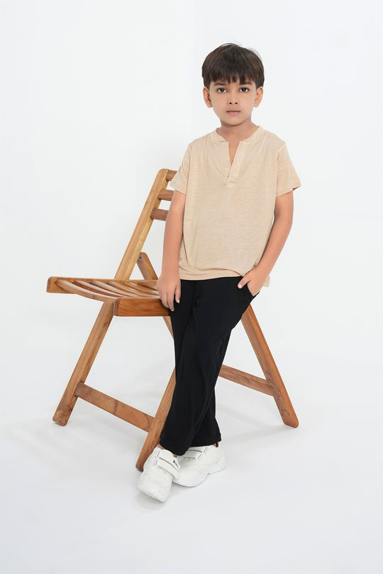 Boy Bamboo V-Neck Tee
