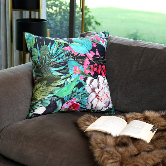 Crow Shelter Veloudo Designer Cushion
