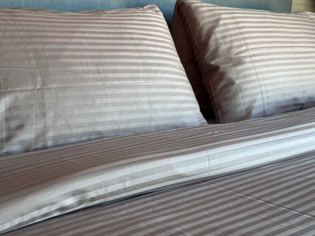 Cyprus Luxury Satin Stripe - Austin Linen