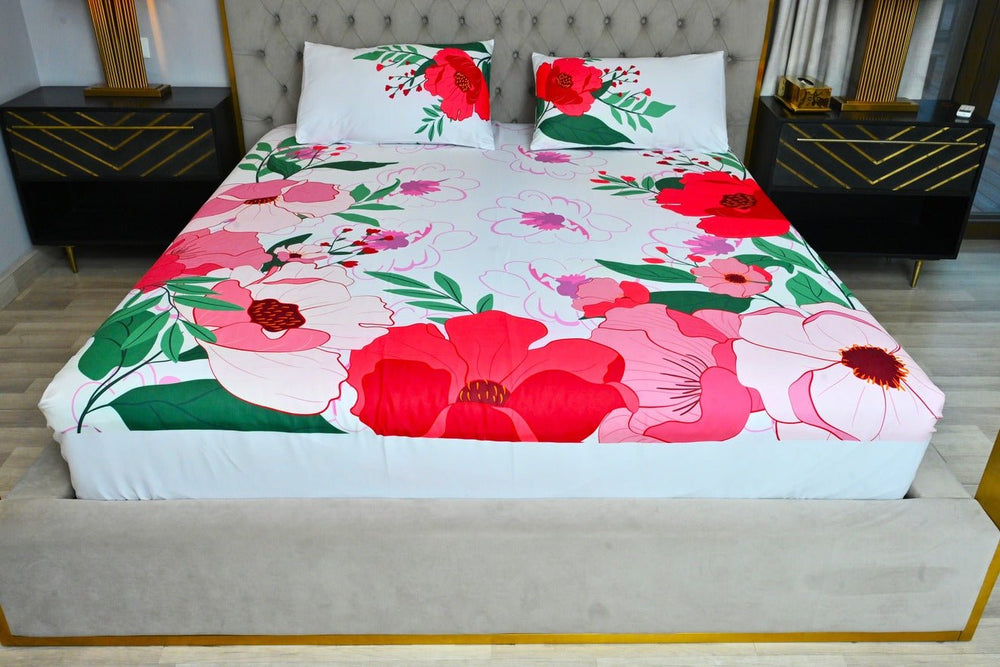 Meandering Sunshine Designer Collection Flat Sheet Set-Austin Linen