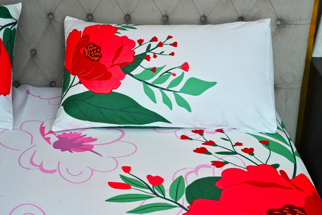 Meandering Sunshine Designer Collection Flat Sheet Set-Austin Linen