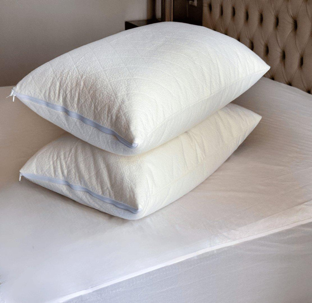 Bamboo Jacquard Waterproof Pillow Protector (pack of 2) - Austin Linen